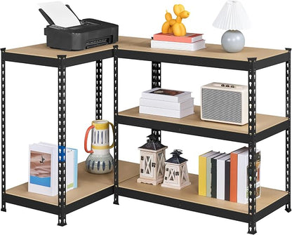 Yaheetech 5-Tier Heavy Duty Storage Shelves 35.5" W x 17.5" D x 72" H Black | - Image 7