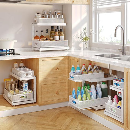 2-Pack Under Sink Storage Organizer - Image 8