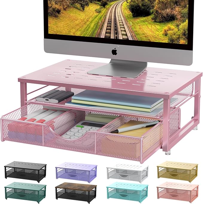 gianotter Computer Monitor Stand Riser, office organizer by gianotter