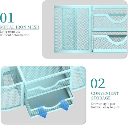 SUPEASY Mesh Desk Organizer, Desk Organizers and Accessories, Pen Holder - Image 5