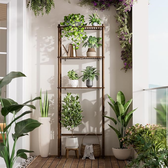AmazerBath Bamboo Over The Toilet Storage Shelf, 3-Tier Over Toilet Bathroom - Image 8