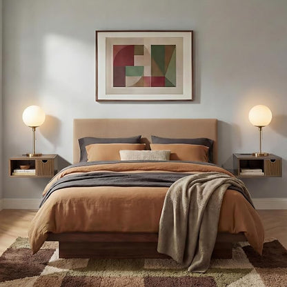 Afuly Walnut Floating Nightstand - Image 10