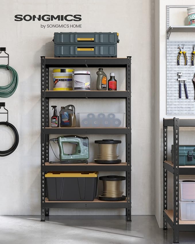 SONGMICS 5-Tier Storage Shelves, Load 2310 lb, Garage Storage, Boltless Assembly - Image 2