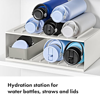 OXO Good Grips Water Bottle Organizer and Accessory Bin, Water Bottle Holder - Image 2