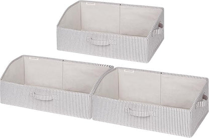 StorageWorks Closet Storage Bins, Trapezoid Organizer Box by StorageWorks
