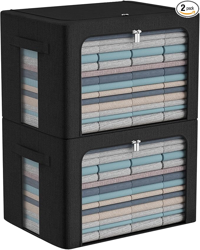 CYhom Extra Large Clothes Storage Bins Box by CYhom