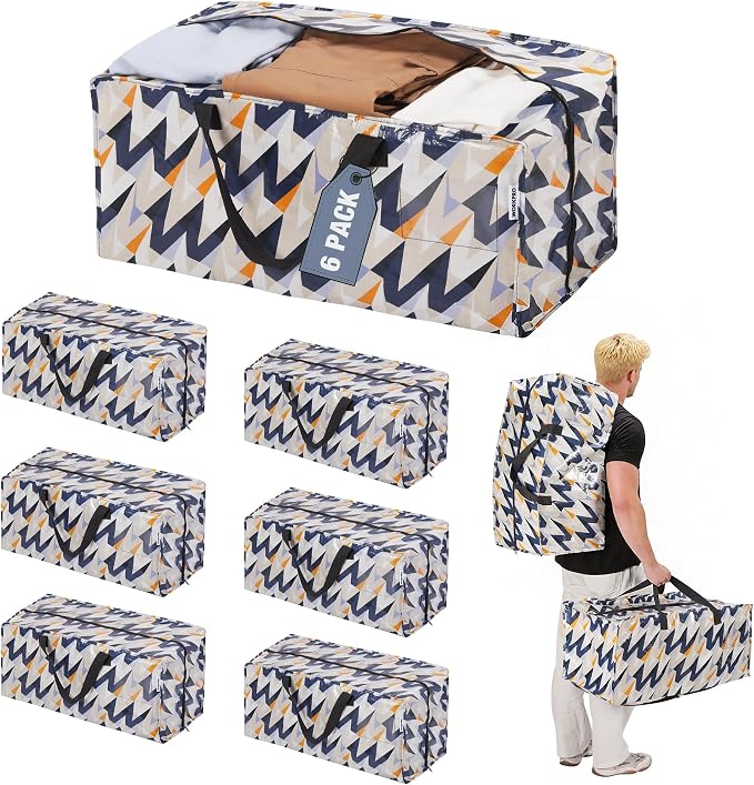 WORKPRO 6 Pack Extra Large Moving Bags by WORKPRO