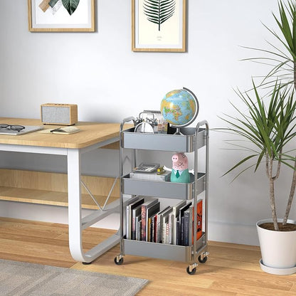 MAX Houser 3-Tier Rolling Utility Cart - Image 4