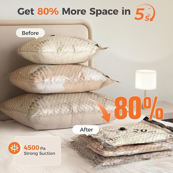 Nicetree 24-Pack Vacuum Storage Bags - Image 3