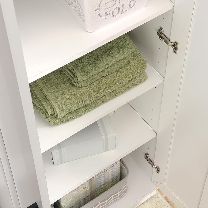 Sauder HomePlus Storage Cabinet/ Pantry cabinets, Soft White finish - Image 9