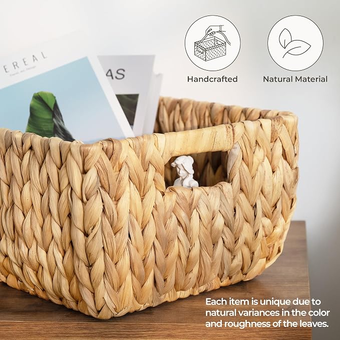 StorageWorks Wicker Baskets for Organizing, Handwoven Storage Basket - Image 3