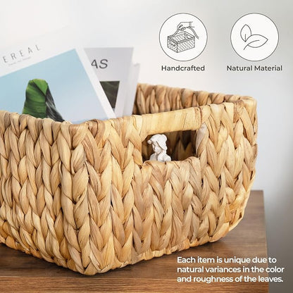StorageWorks Wicker Baskets for Organizing, Handwoven Storage Basket - Image 3