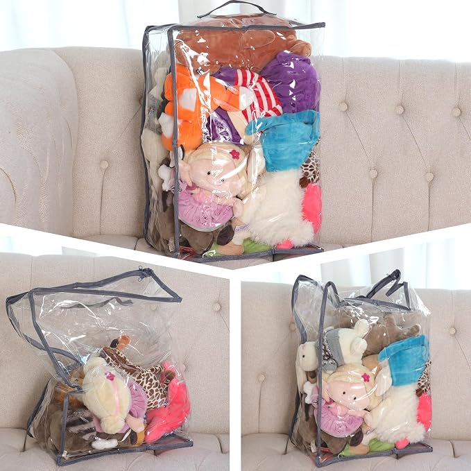 Fixwal 4pcs Clear Storage Bags for Clothes - Image 4