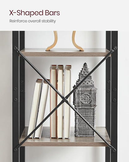 VASAGLE 5-Tier Bookshelf, Bookcase - Image 6