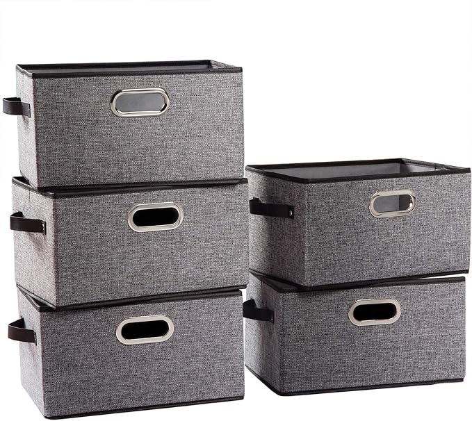 PRANDOM Larger Collapsible Storage Bins by Prandom