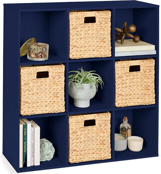 Best Choice Products Kids Bookcase 9-Cube Storage Organizer, 13.5in Shelf by Unknown
