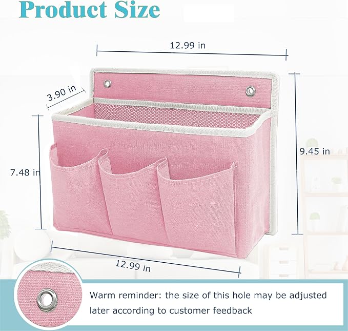 2-Pack Wall Hanging Organizer Bag/Hanging Baskets - Image 2