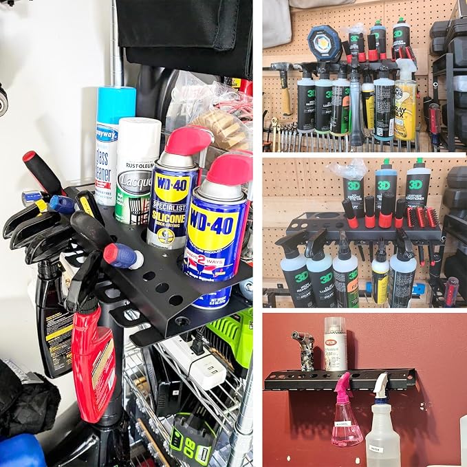 Bottle Storage Rack, Detailing Brush Organizer, Spray Bottle Storage Rack - Image 6