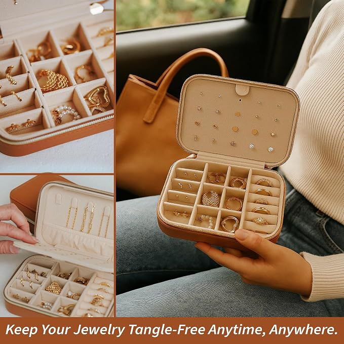 Small Travel Jewelry Box Organizer - Image 4