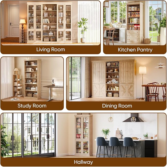 ivaniti 70.8" Tall Bookshelf - Image 6