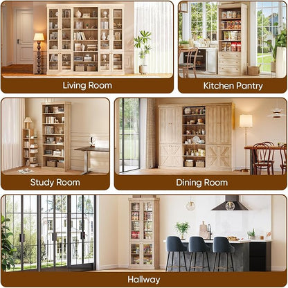 ivaniti 70.8" Tall Bookshelf - Image 6