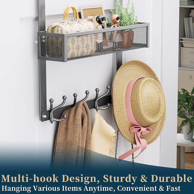 Consumest Over The Door Hooks Organizer - Image 5