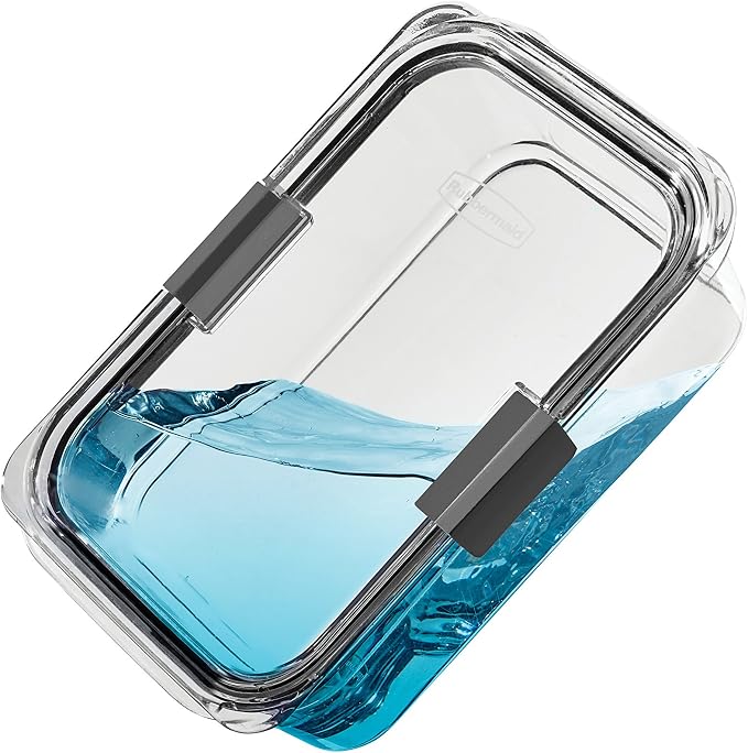 Rubbermaid Brilliance Food Storage Container, 9.6 Cup | Clear | Pack of 2 - Image 6