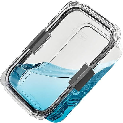 Rubbermaid Brilliance Food Storage Container, 9.6 Cup | Clear | Pack of 2 - Image 6