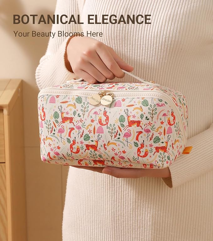 Aveniee Travel Makeup Bag for Women, Large Cosmetic Organizer - Image 8