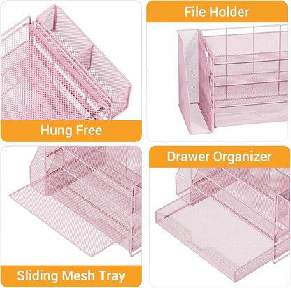 OPNICE Desk Organizer, 4-Tier Desktop File Organizer - Image 6