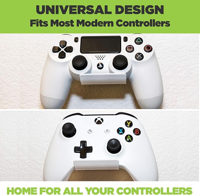 HIDEit Mounts (2-Pack White Uni-C Controller Wall Mount - Image 5