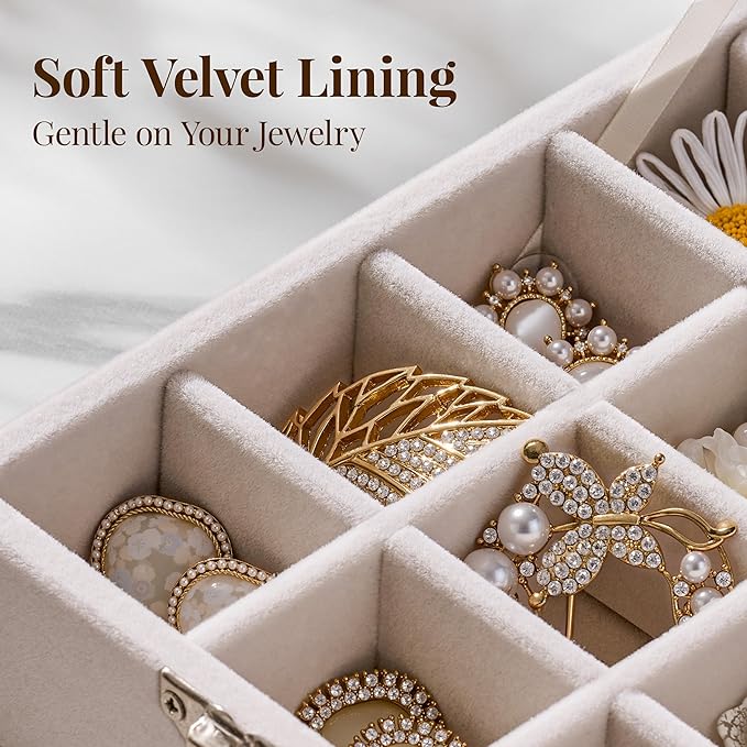 48 Grid Earring Organizer and Storage: Velvet Jewelry Tray - Image 4