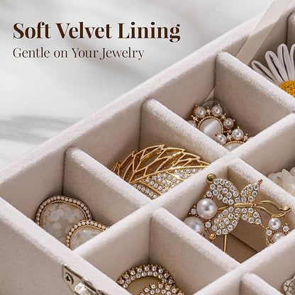 48 Grid Earring Organizer and Storage: Velvet Jewelry Tray - Image 4
