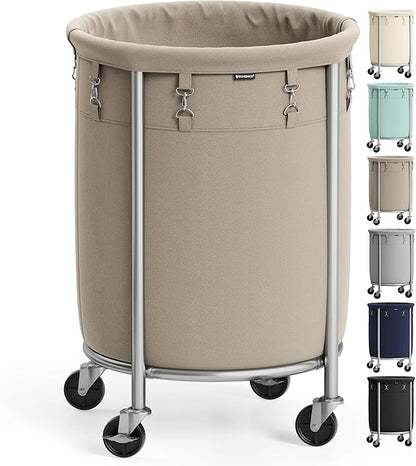 SONGMICS Laundry Basket, Rolling Steel Frame by Unknown
