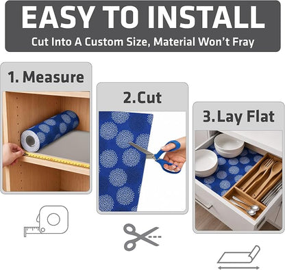Drymate Premium Luxury Shelf & Drawer Liner, Thick Cushioned Fabric, - Image 5
