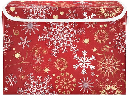 Christmas Snowflakes Storage Bins by LLCxigua