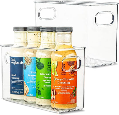 primebox Plastic Food Storage 2 Pack Clear Container Bin by primebox