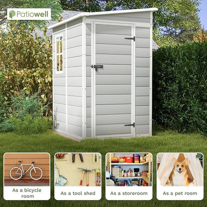 Patiowell 5x4 FT Outdoor Storage Shed - Image 7