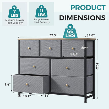 OLIXIS 7 Drawer Closet Organizer, Storage Tower - Image 3