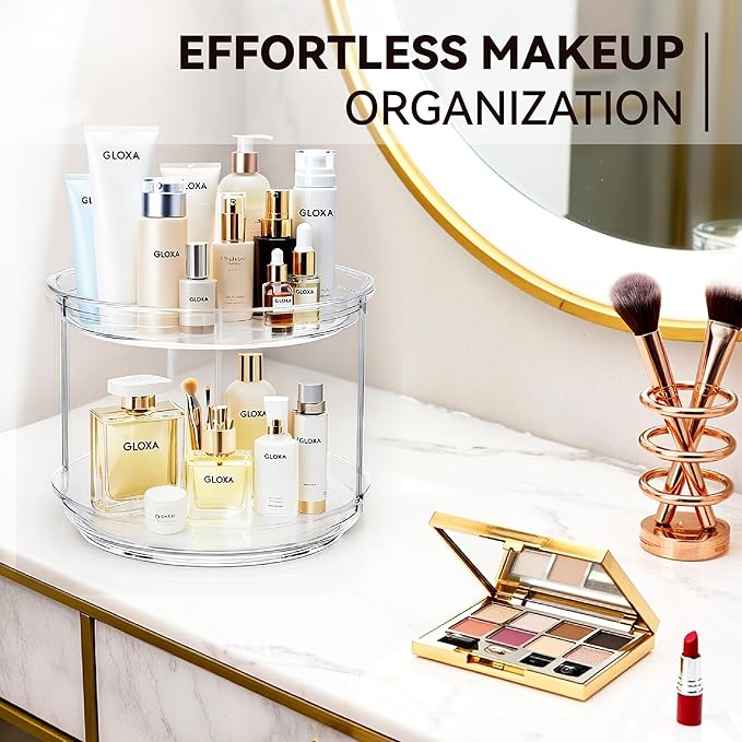 2 Tier Lazy Susan Turntable Organizer - Image 4