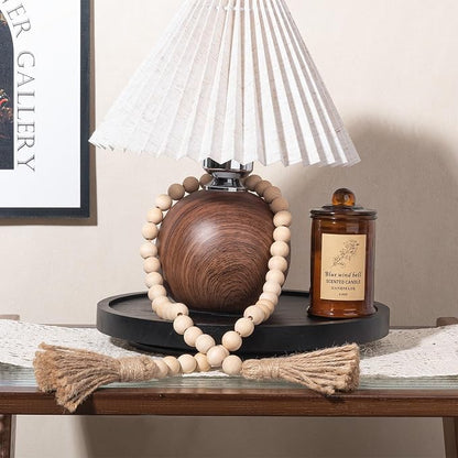 Wood Lazy Susan Organizer Kitchen Turntable - Image 3