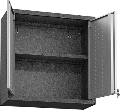 Manhattan Comfort Fortress Floating Storage Cabinet, Modern Stainless-Steel - Image 5