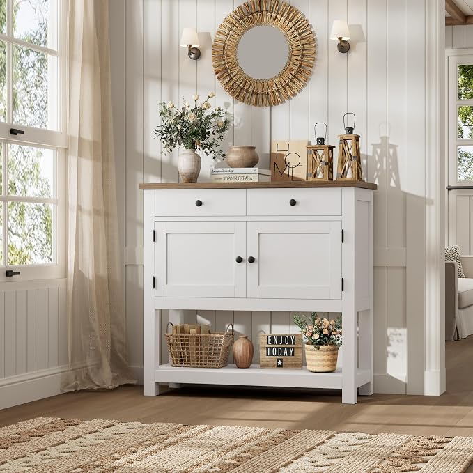 HOSTACK Farmhouse Console Table - Image 9