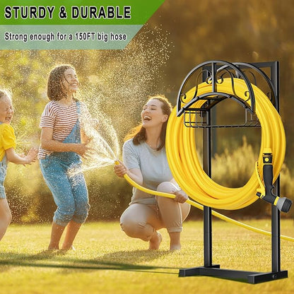 Garden Hose Holder Freestanding, Water Hose Holder Hose Hanger Heavy Duty Metal - Image 4