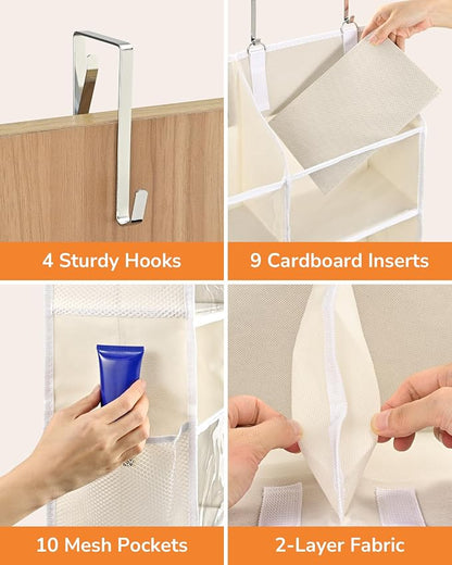 ULG Over the Door Organizer, 5-Tier Extra Large Hanging Storage - Image 4