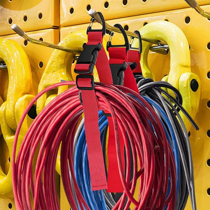 6 Pack 17 Inch Adjustable Extension Cord Holder Organizer - Image 4