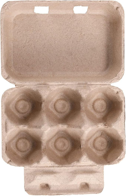 Half Dozen Vintage Egg Cartons 50 Pack, Blank Natural Pulp Egg Cartons 6 Count - Image 6