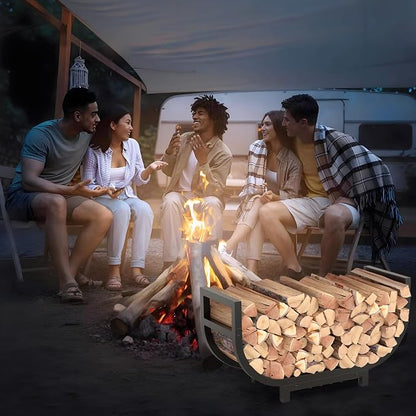 30-inch Firewood Rack Outdoor Indoor - Image 8