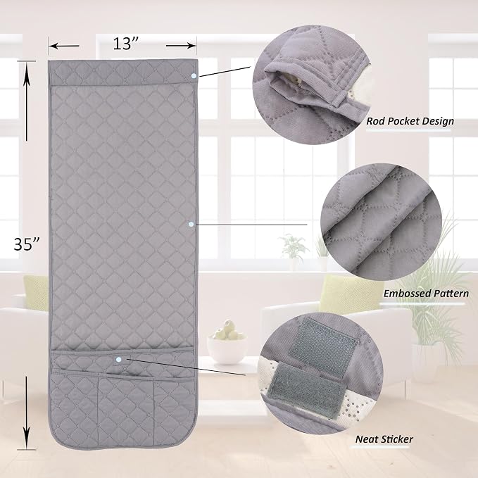 Armchair Caddy for Couch Remote Control Holder Non-slip Waterproof Sofa Armset - Image 7