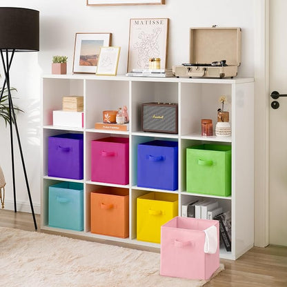 GRANNY SAYS 11 Inch Cube Storage Bins, Colorful Cube Storage Organizer - Image 3